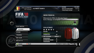 Illustration for article titled Here Are Your FIFA 10 Ultimate Team Screens